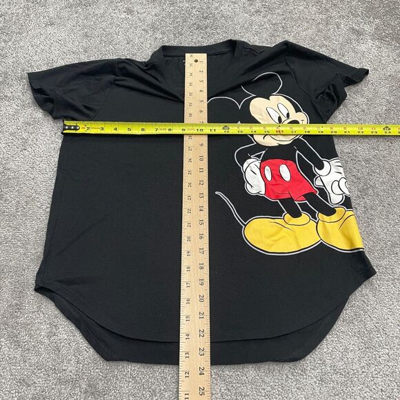 Disney Mickey Mouse Graphic T-Shirt Kids Girls XXL Black Crew Neck Casual Tee - Picture 7 of 10